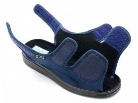 BEFADO DR ORTO 676D003 Ортопедични дамски сандали за много отекъл крак, Сини
