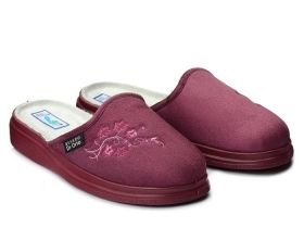 BEFADO DR ORTO 132D014 Ортопедични дамски чехли за широк крак, Бордо