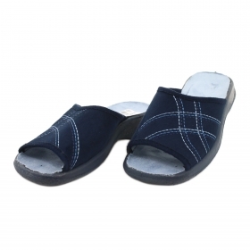 BEFADO OLIVIA 442D147  Полски домашни чехли с отворени пръсти, Сини