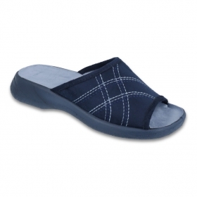 BEFADO OLIVIA 442D147  Полски домашни чехли с отворени пръсти, Сини