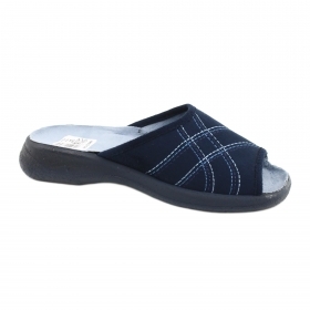 BEFADO OLIVIA 442D147  Полски домашни чехли с отворени пръсти, Сини