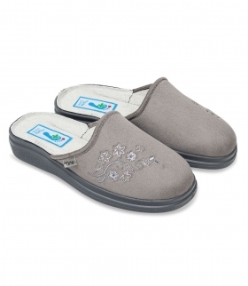 BEFADO DR ORTO 132D013 Ортопедични дамски чехли за широк крак, Сиви