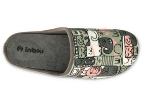 INBLU MUMMY & ME 155D208 Papuci de casa de dama cu urs
