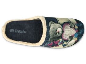 INBLU MUMMY & ME 155D208 Papuci de casa de dama cu urs