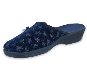 BEFADO 219D477 Полски дамски домашни чехли на удобна платформа, Сини