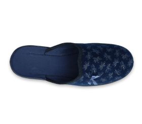 BEFADO 219D477 Полски дамски домашни чехли на удобна платформа, Сини