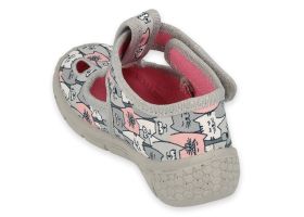 BEFADO HONEY MUMMY & ME 533P019 Бебешки текстилни обувки за момиче, Бежови с коте