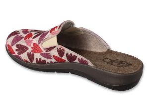 DR ORTO HOME 136D003 Дамски домашни чехли за широк крак, Пъстър есенен принт