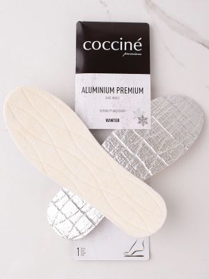   COCCINE ALUMINUM PREMIUM Детски зимни стелки от естествена вълна №19-35 (с изрязване)