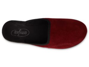 BEFADO 552D015 Полски домашни чехли на лека платформа, Червени