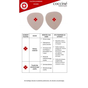 COCCINE GELSKIN Обезболяващи самозалепващи гел пластири, 2 бр. (за многократна употреба)