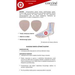 COCCINE GELSKIN Обезболяващи самозалепващи гел пластири, 2 бр. (за многократна употреба)