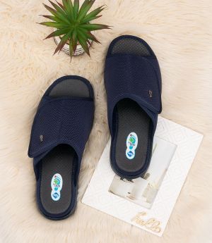 BEFADO DR ORTO 078M002 Actifresh Sanitized Ортопедични чехли за отекъл крак, Сини