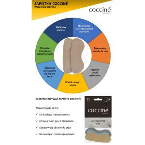 COCCINE HEEL PROTECTOR Велурени протекторни ленти за пети