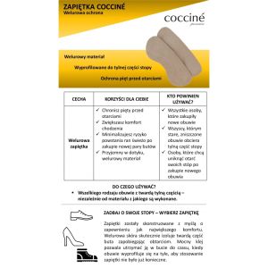 COCCINE HEEL PROTECTOR Велурени протекторни ленти за пети