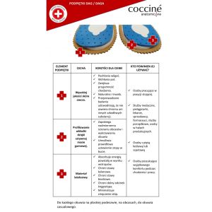 COCCINE DAG ANATOMIC LINE Коригиращи подложки при валгусни и варусни пети  