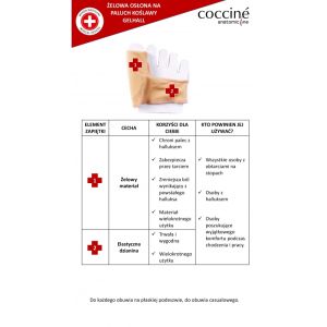 COCCINE GELHALL Текстилен Гел-протектор за пръст с кокалче.  