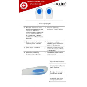 COCCINE GALOS STANDARD Гел-подложки при диабет и болки в петите