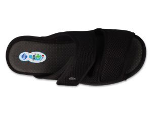 BEFADO DR ORTO 083M001 Actifresh Sanitized Ортопедични чехли за отекъл крак, Черни