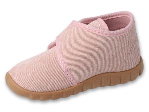 BEFADO FLEXI 465P157 Гъвкави бебешки пантофки за момиче, Розови