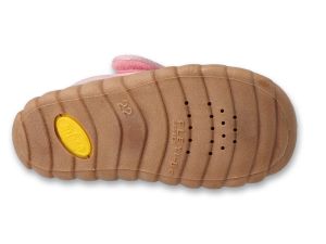 BEFADO FLEXI 465P157 Гъвкави бебешки пантофки за момиче, Розови