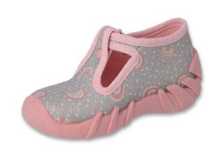BEFADO SPEEDY 110N490 Бебешки текстилни обувки за момиче, Розови