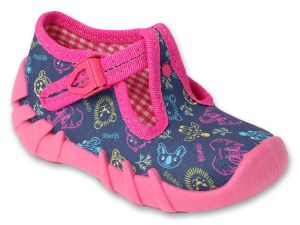 BEFADO SPEEDY 110N492 Бебешки текстилни обувки за момиче, Сини