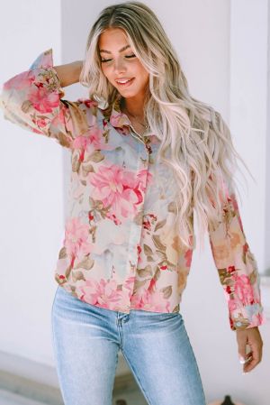 Polka Dot Sheer Puff Sleeve Metallic Knit Top