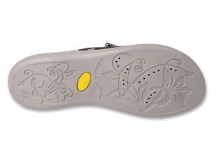 BEFADO VIKI 255D001 Еластични домашни чехли с отворени пръсти, Черни