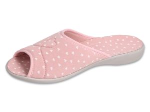 BEFADO VIKI 254D154 Еластични домашни чехли с отворени пръсти, Розови