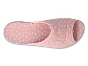 BEFADO VIKI 254D154 Еластични домашни чехли с отворени пръсти, Розови