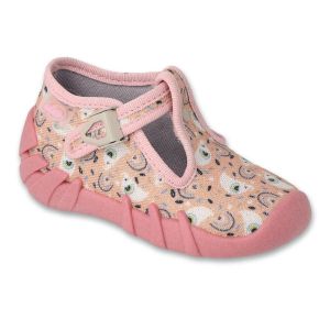 BEFADO SPEEDY 110N491 Бебешки текстилни обувки за момиче, Розови