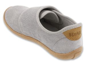 BEFADO SOFTER BAREFOOT 901X001 Детски пантофи с кожена стелка, Сиви 