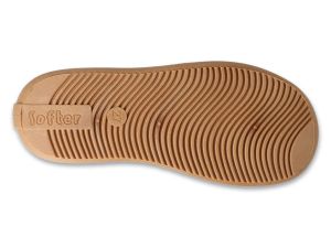 BEFADO SOFTER BAREFOOT 902X056 Детски пантофи с кожена стелка,  Бежови