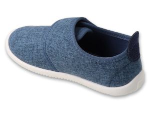 BEFADO SOFTER BAREFOOT 902X051 Детски пантофи с кожена стелка, Сини