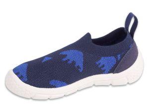 BEFADO 102X006 Детски пантофи slip-on cut, Сини с динозаври