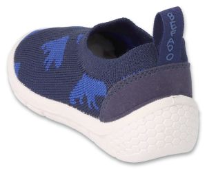 BEFADO 102X006 Детски пантофи slip-on cut, Сини с динозаври