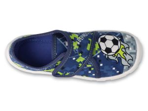 BEFADO DANNY 974X573 Дишащи пантофи за момче - сини с топка